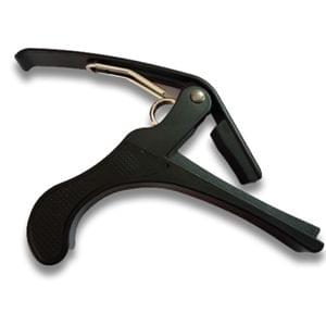 1608445417360-Swan7 One Handed Trigger Black Guitar Metal Capo Ideal for Ukulele, Electric, And Acoustic Guitars4.jpg